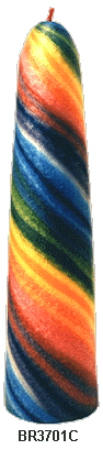 de regenboogkaars , the rainbowcandle , bougies arc du ciel